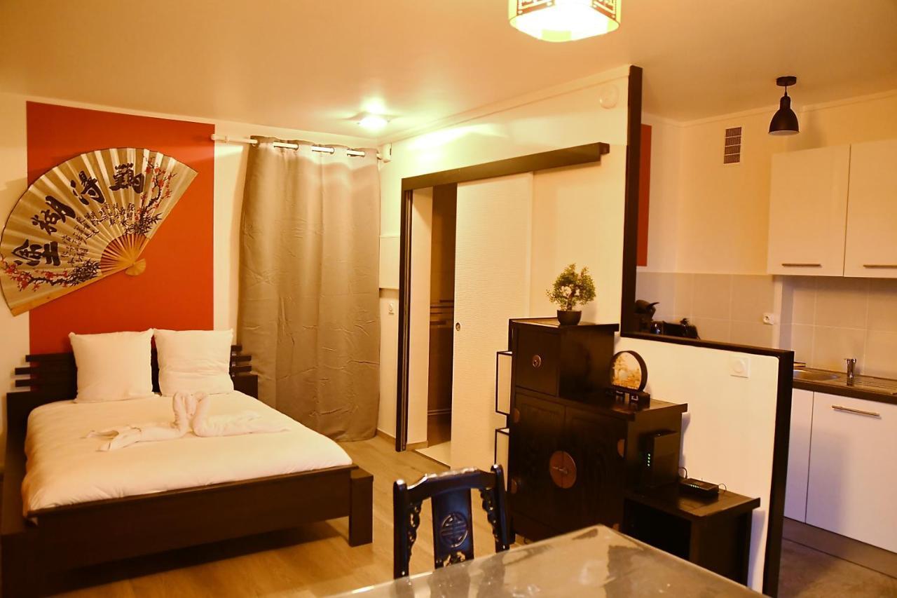 F1 Entier Cosy Style Asiatique Montgeron, Proche Paris Dış mekan fotoğraf